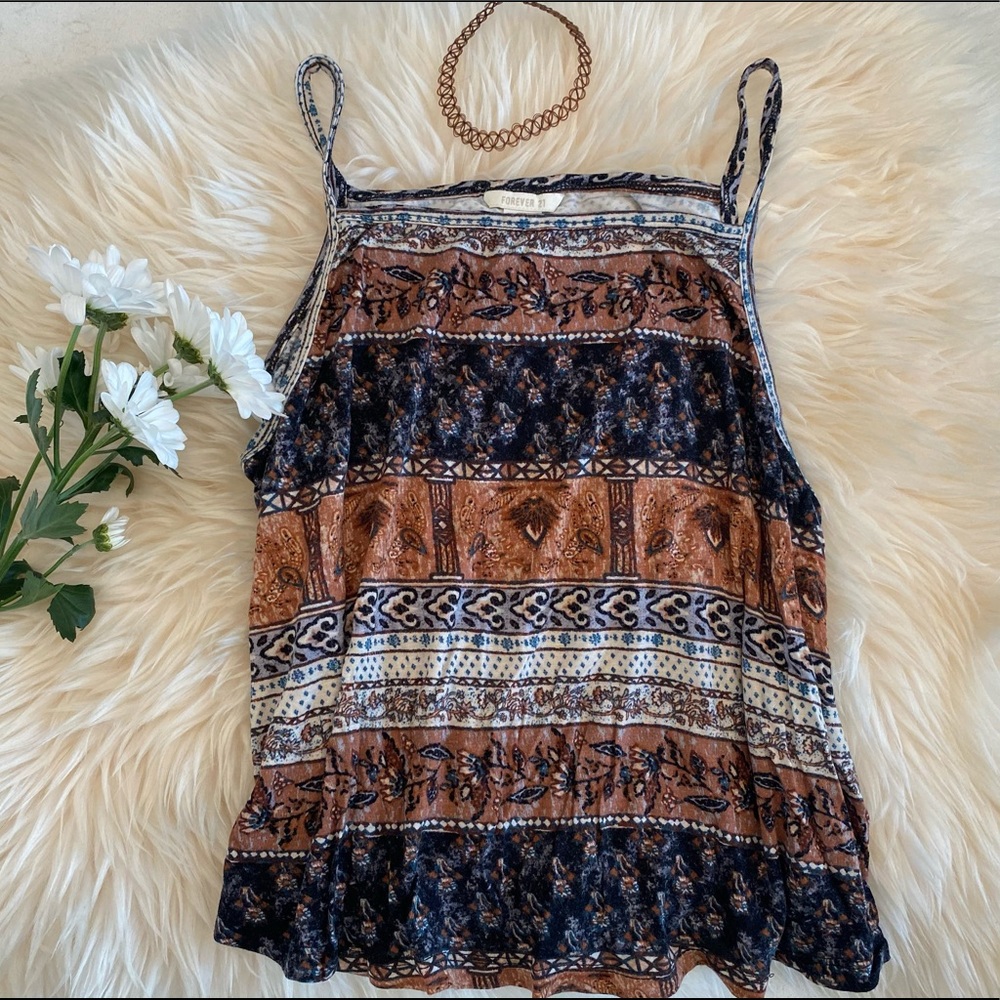 Flowy bohemian tank